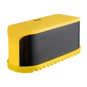 Parlante Bluetooth con reproductor USB/microSD antiderrapante -Amarillo