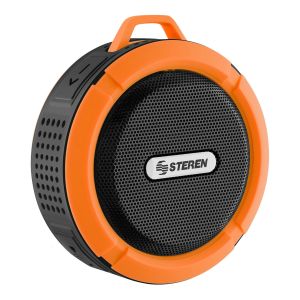Parlante Bluetooth Shower con reproductor microSD color naranja