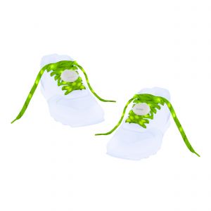 Agujetas LED para calzado deportivo color verde