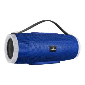 Parlante Bluetooth* mini Bazooka Xbass con reproductor USB/microSD-AZUL MD