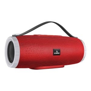 Parlante Bluetooth* mini Bazooka Xbass con reproductor USB/microSD-ROJO LT
