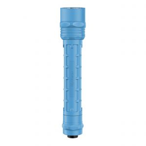 Linterna LED resistente al agua color azul