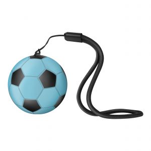 Mini parlante Bluetooth* con forma de balón color azul